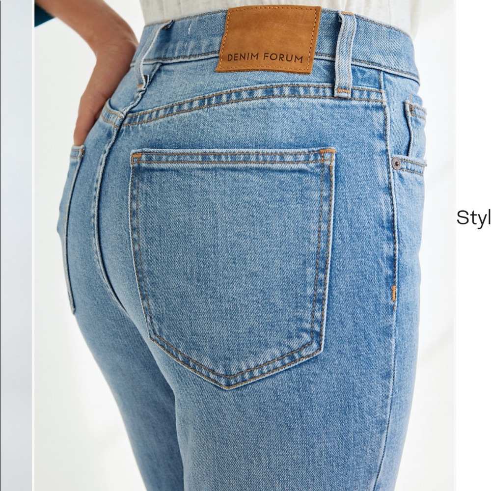 Denim Forum Arlo High Rise Straight size 25